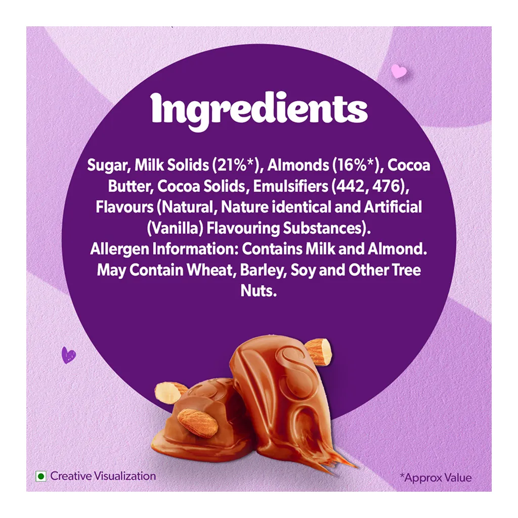 Cadbury Dairy Milk Silk Roast Almond Chocolate Bar 2