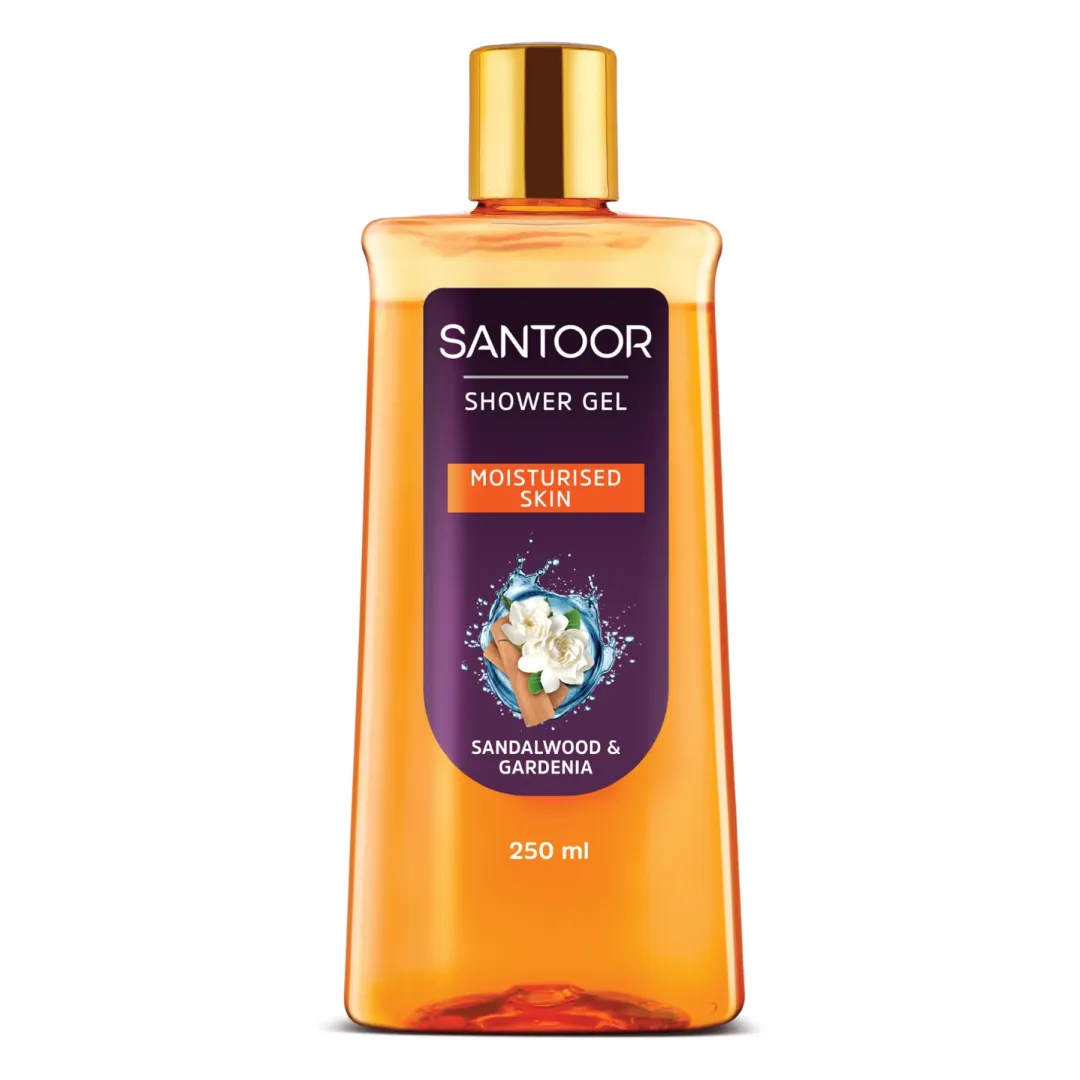 Santoor Sandalwood & Gardenia Shower Gel