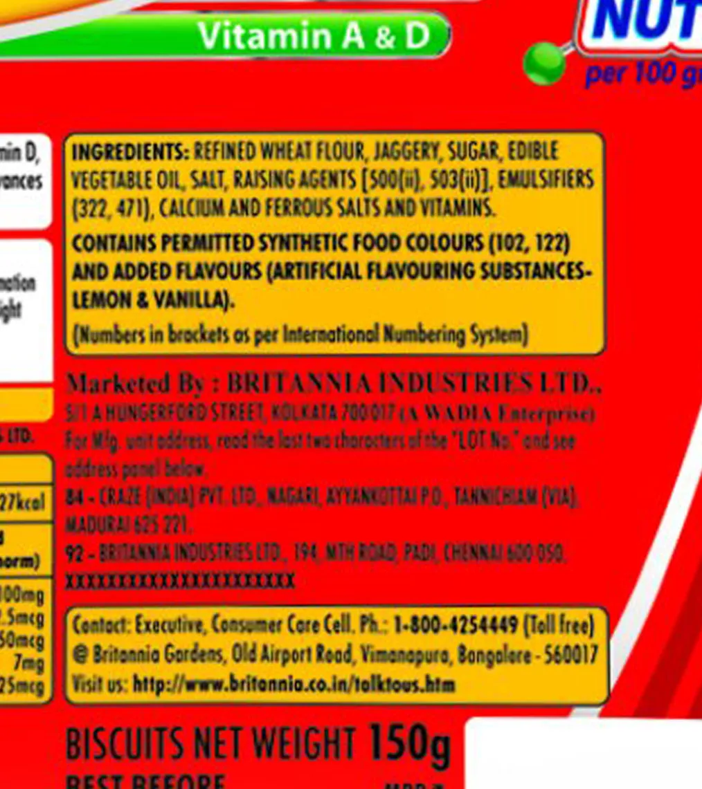 Britannia Tiger Brita Biscuits 1