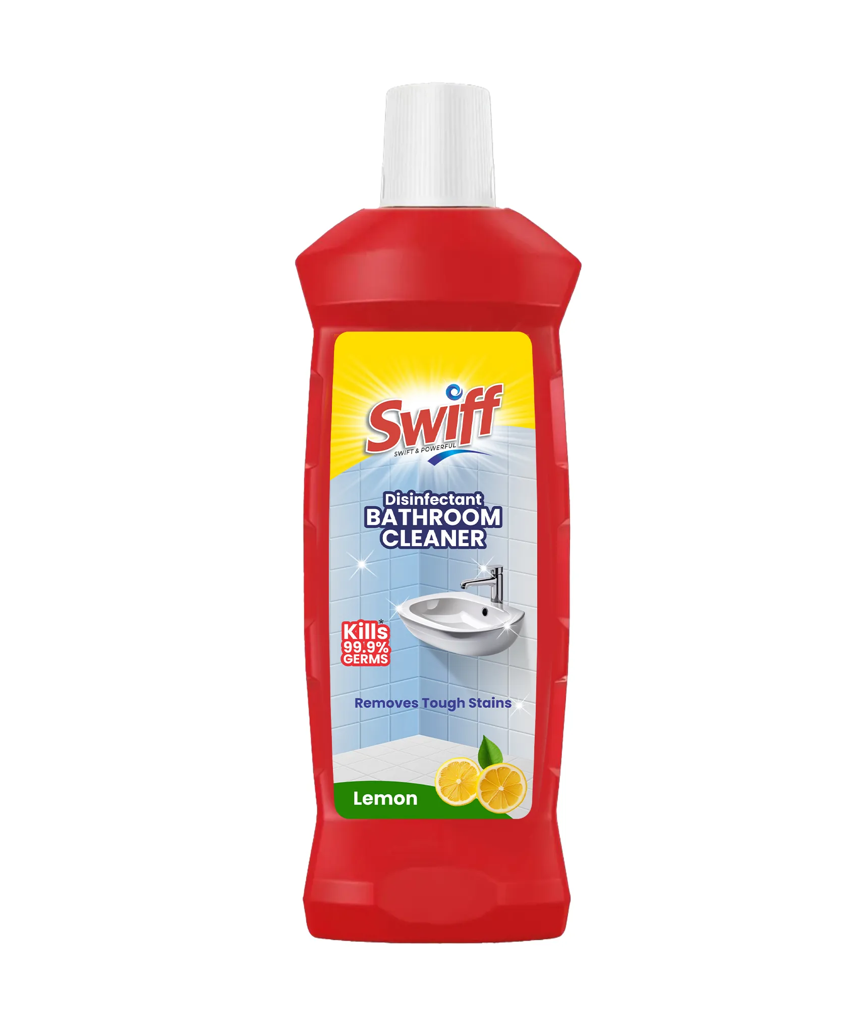 Swiff Lemon Bathroom Cleaner Bottle