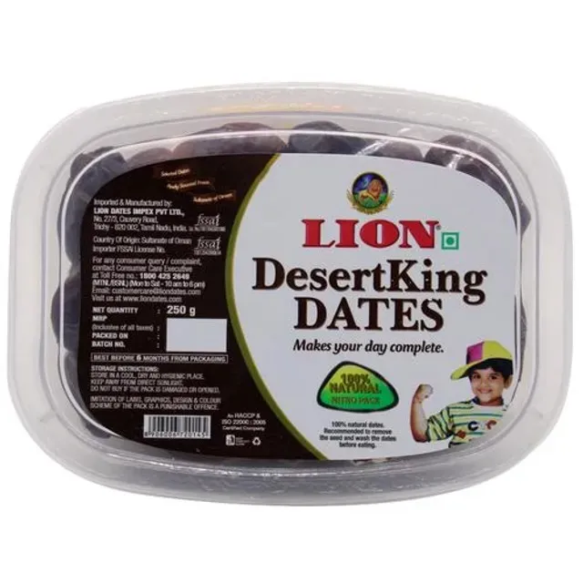 Lion Desert King Dates Box