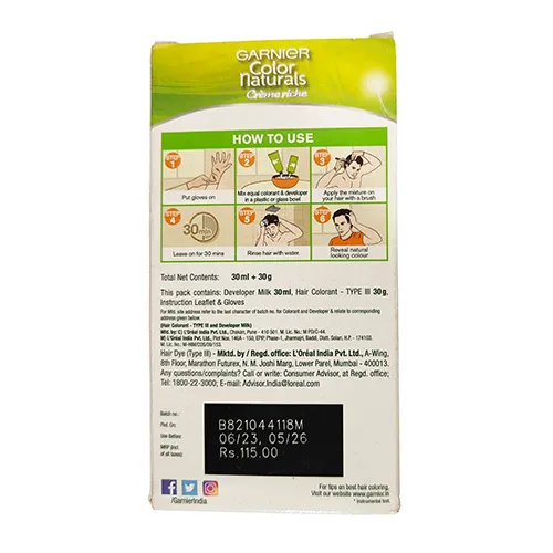 Garnier Colour Naturals Cream Shade 1 Natural Black 1