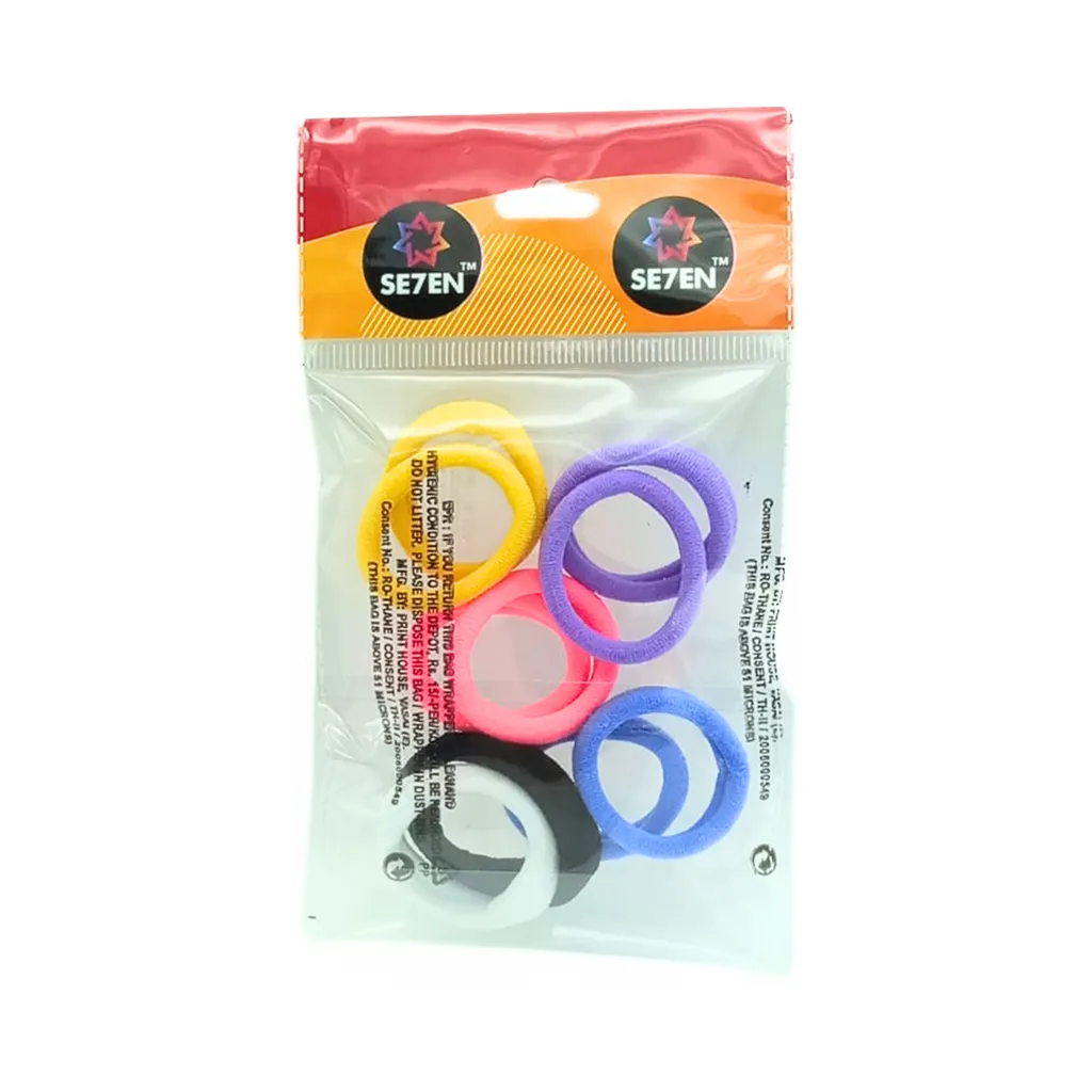 Seven Hair Rubber Bands 1