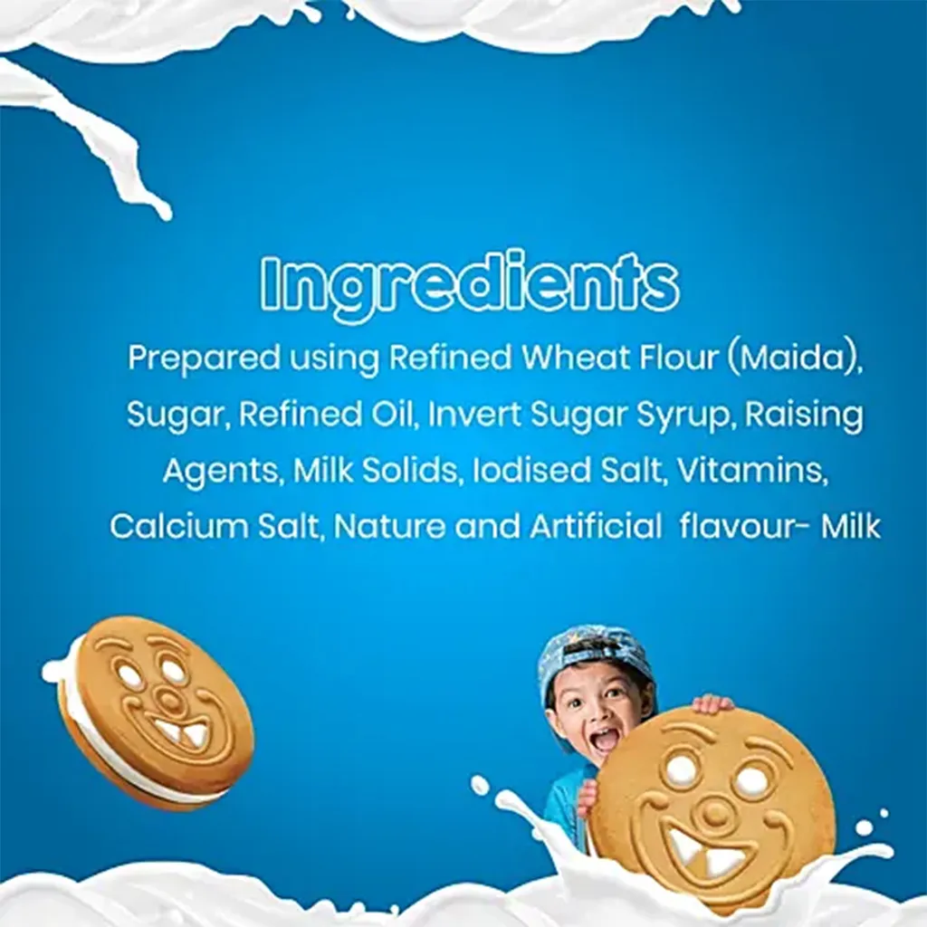 Britannia Milk Bikis Milky Sandwich Biscuits 2