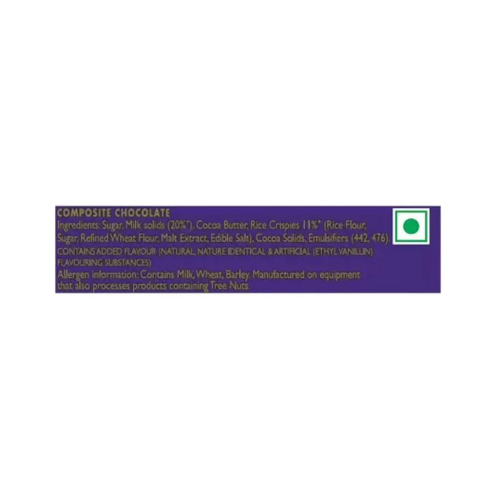 Cadbury Dairy Milk Crackle Chocolate Bar 2