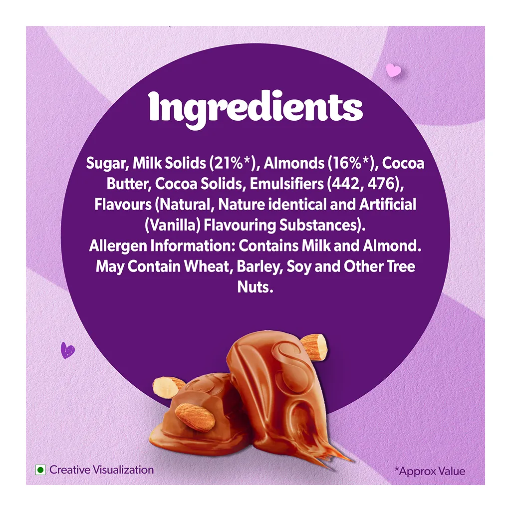 Cadbury Dairy Milk Silk Roast Almond Chocolate Bar 2