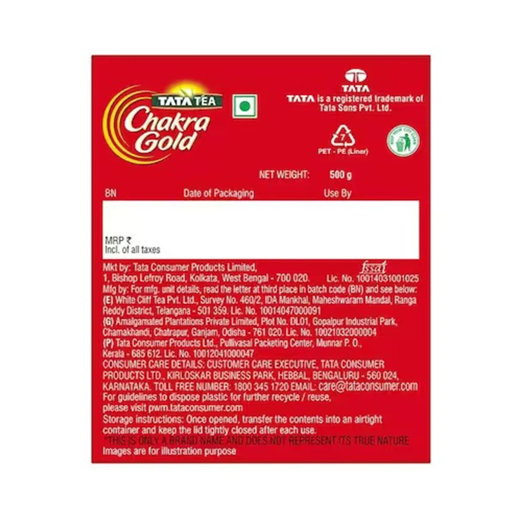 Tata Tea Chakra Gold Tea 1