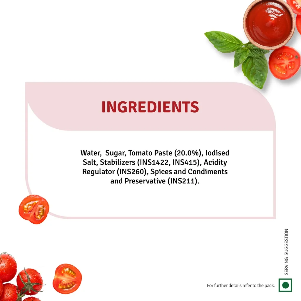 Veeba Smart Classic Tomato Ketchup 4