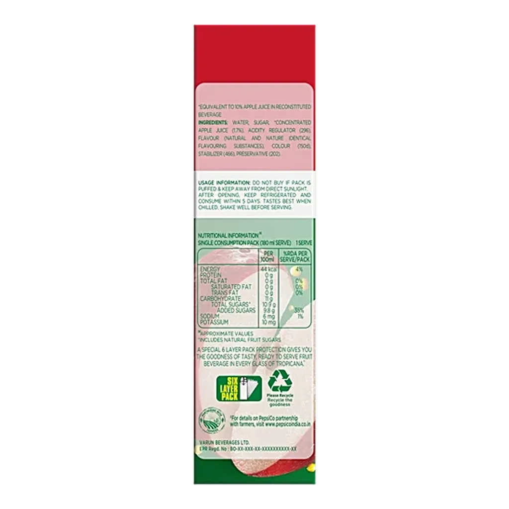 Tropicana Frutz Appletini Beverage 5
