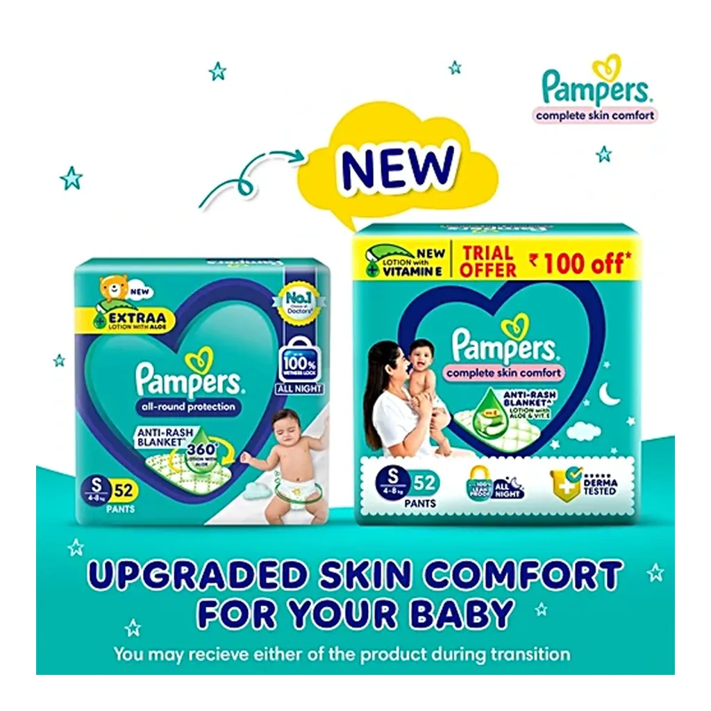 Pampers Pants S (4-8 Kg) 2