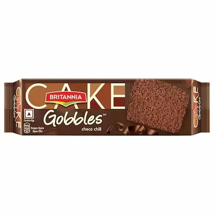 Britannia Gobbles Choco Chill Bar Cake
