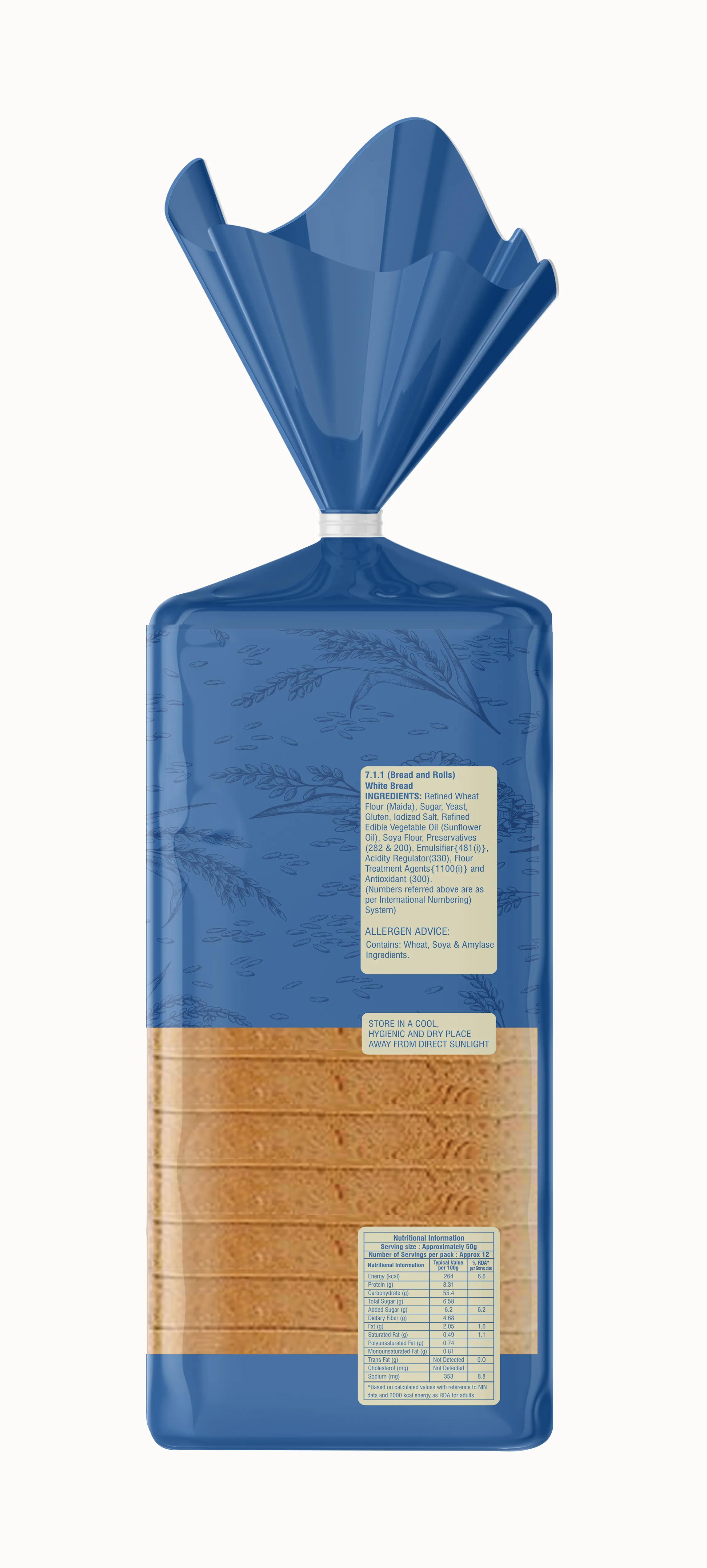 KPN Fresh Sandwich Family Pack White Bread - Larger Slices 1