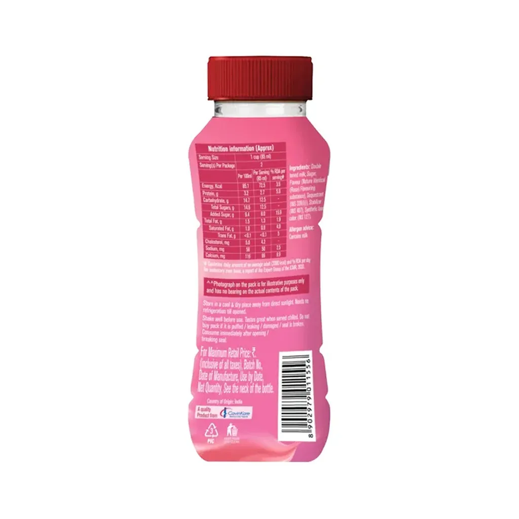 Cavin Rose Flavoured Milk 1
