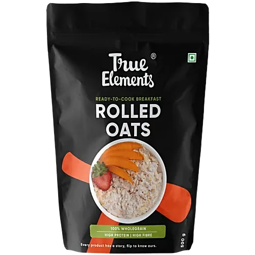 True Elements Rolled Oats 500g