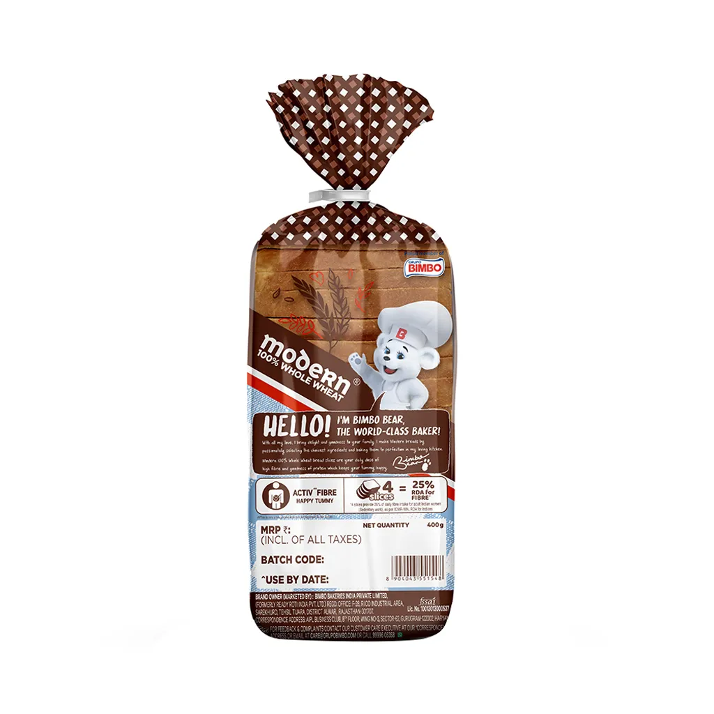 Modern 100% Whole Wheat Bread 1