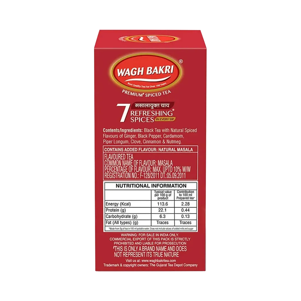 Wagh Bakri Spiced Tea 1