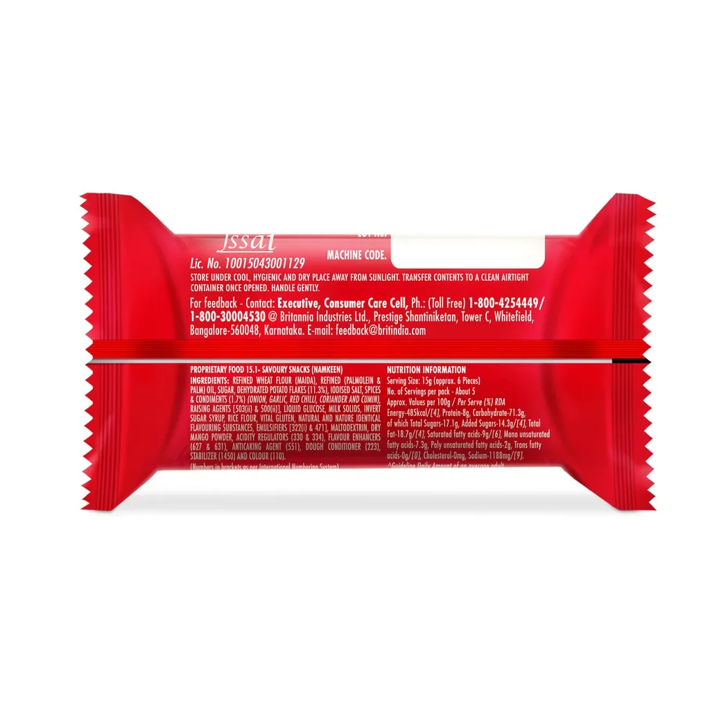 Britannia 50-50 Potazos Masti Masala Spicy Crisps Biscuits 1