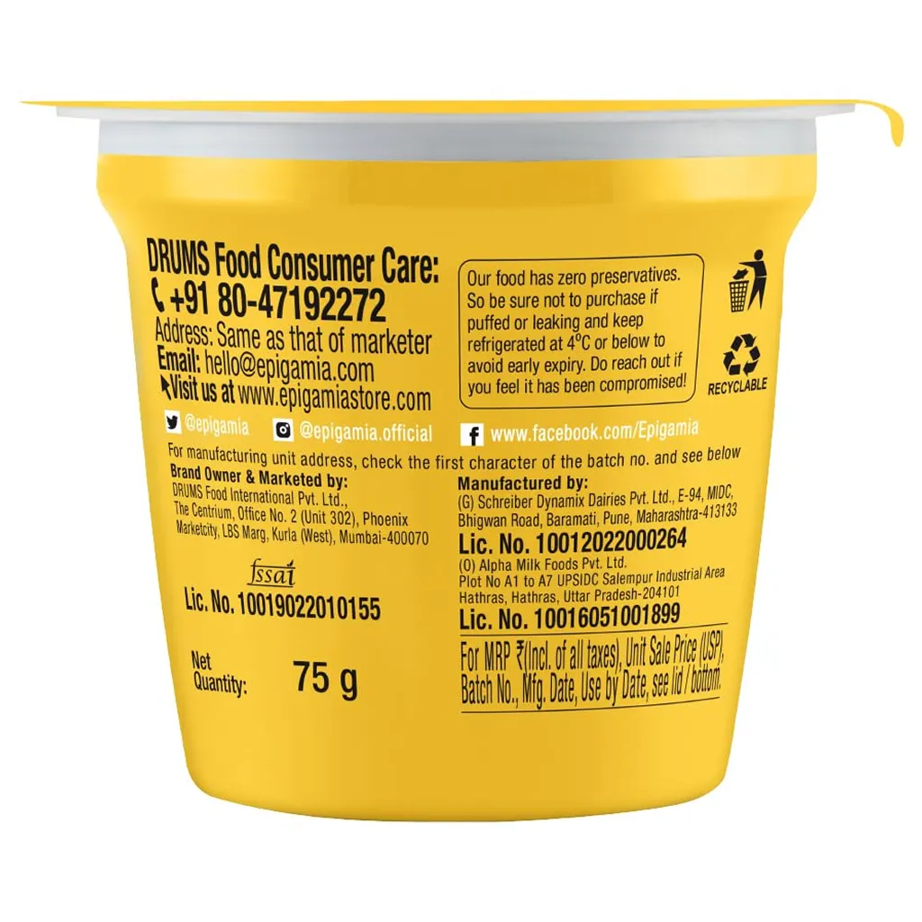 Epigamia Everyday Mango Yoghurt 2
