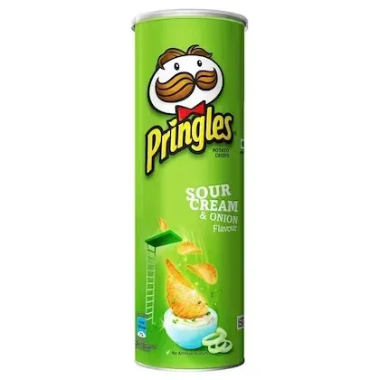 Pringles Sour Cream & Onion Flavoured Potato Chips