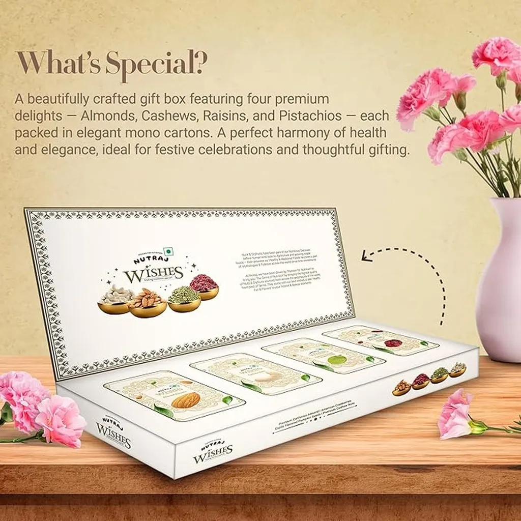 Nutraj Wishes Blooming Gold DF Gift Box 3