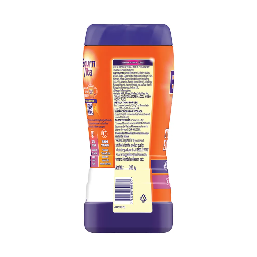 Cadbury Bournvita Chocolate Health Drink Jar 1
