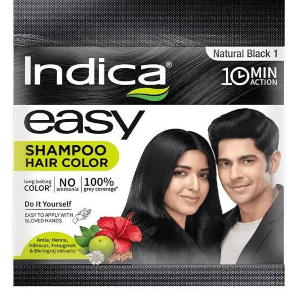 Indica Easy Natural Black Shampoo Hair Colour