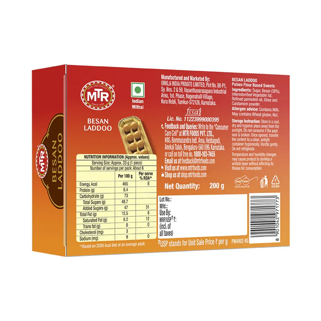 MTR Besan Laddoo 1