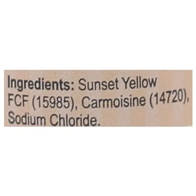 Tiger Orange Red Food Colour 4