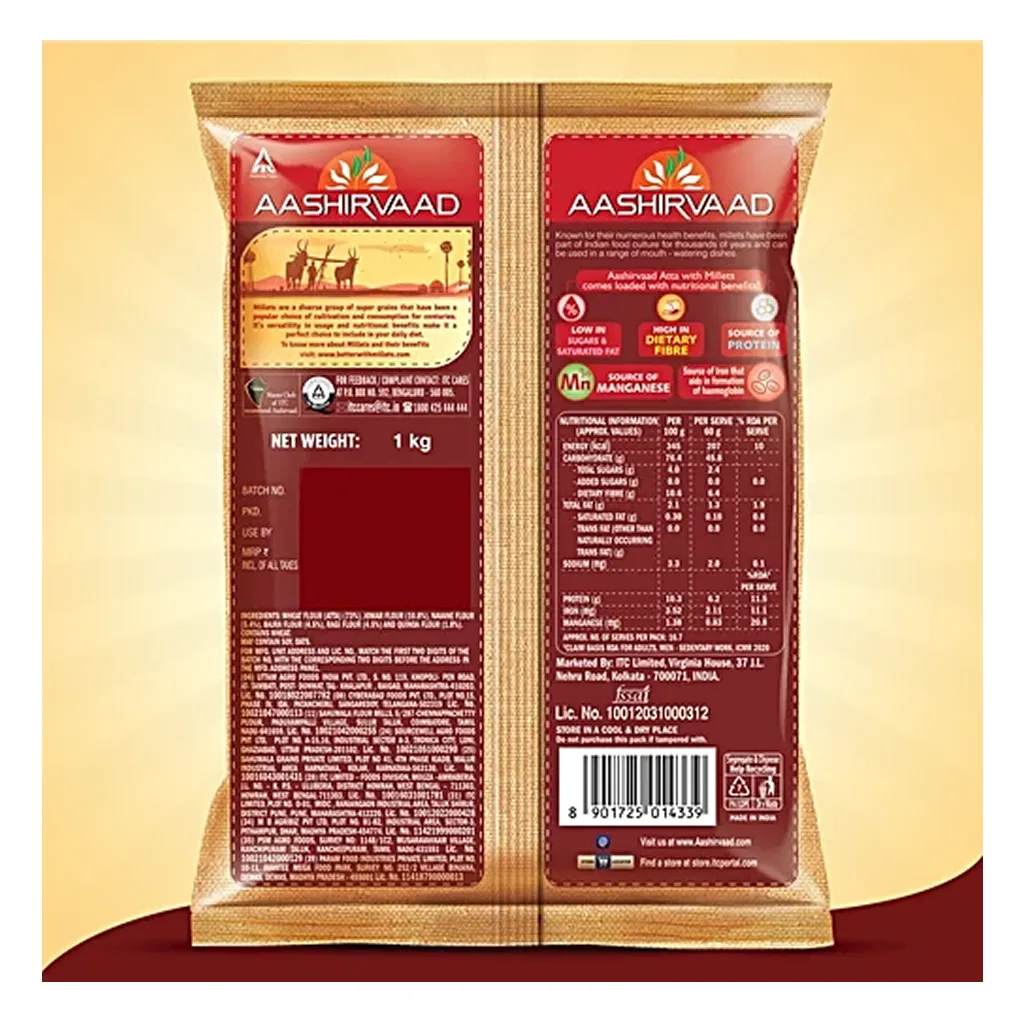 Aashirvaad Atta With Millets 1