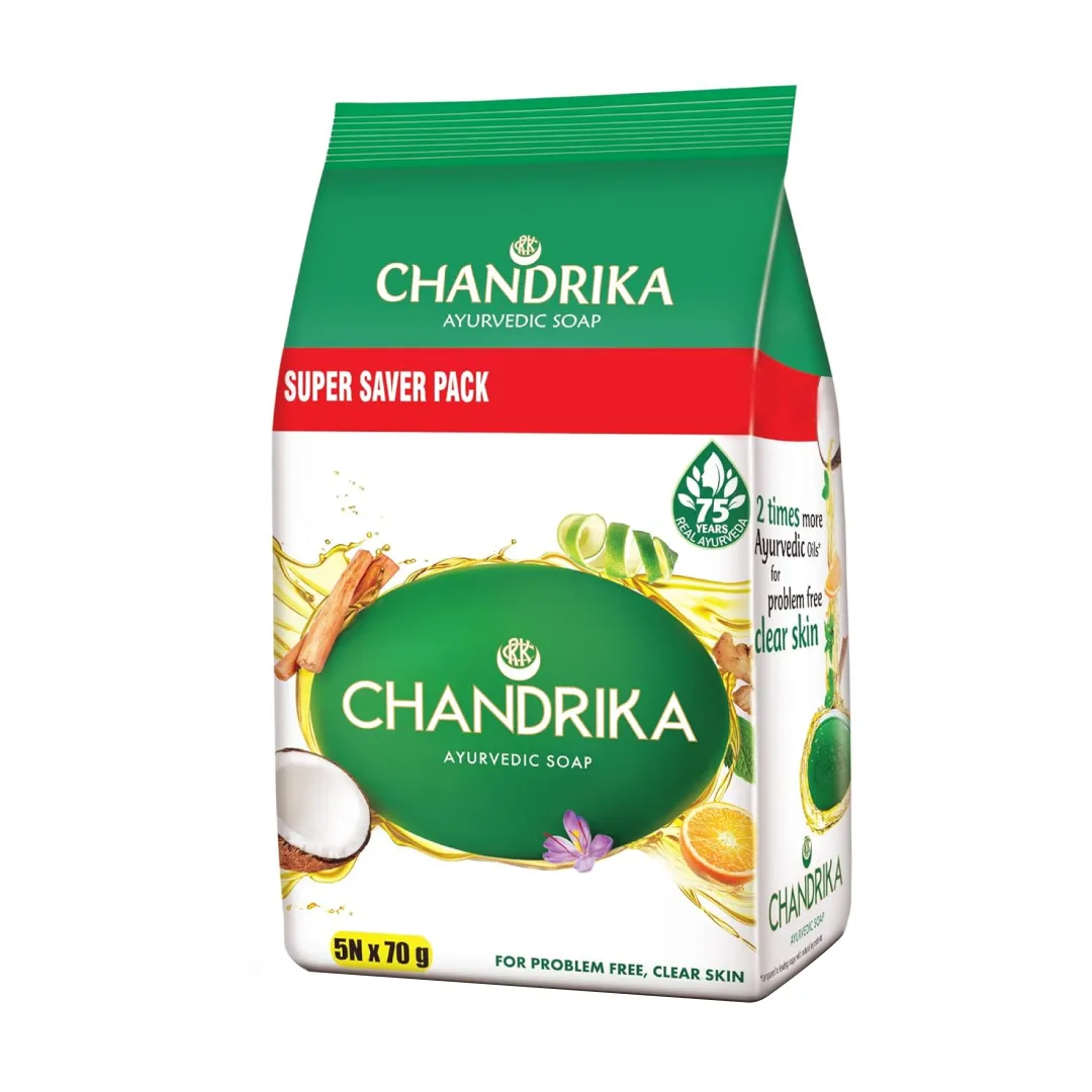 Chandrika Ayurvedic Soap Pack of 5
