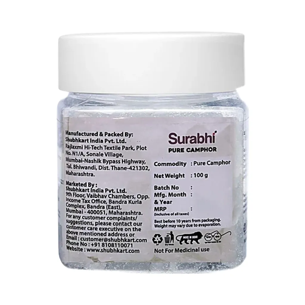 Shubhkart Surabhi Pure Bhimseni Camphor 1