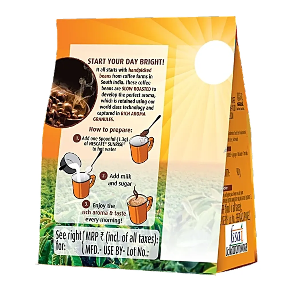 Nescafe Sunrise Instant Coffee Pouch 3