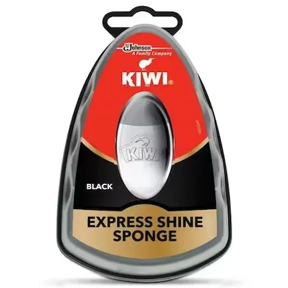 Kiwi Express Black Shoe Shine Sponge