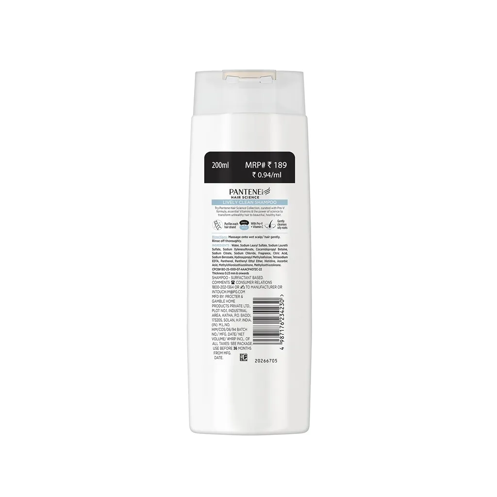 Pantene Silky Lively Clean Shampoo 1