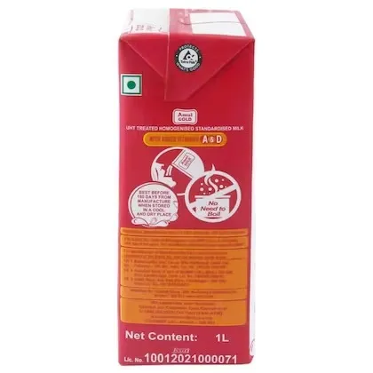 Amul Gold Homogenised Standardised Milk 1