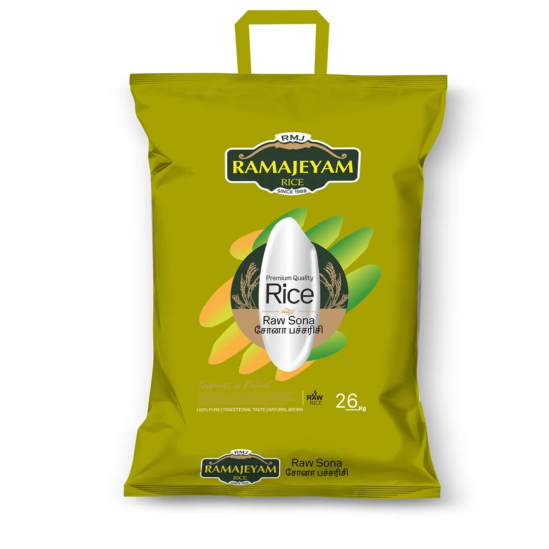 Ramajeyam Raw Sona Rice - 26kg