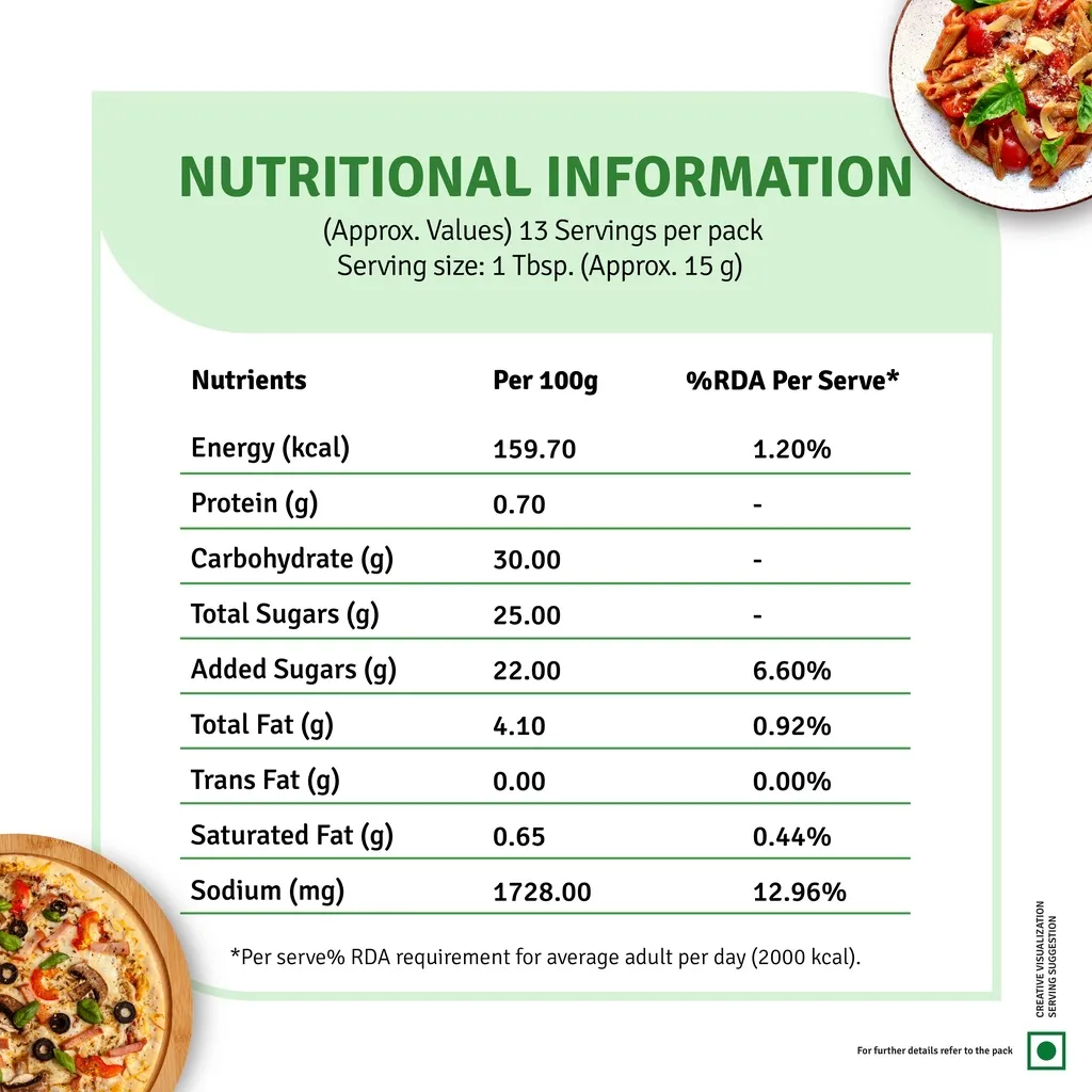 Veeba Smart Pasta Pizza Sauce 5