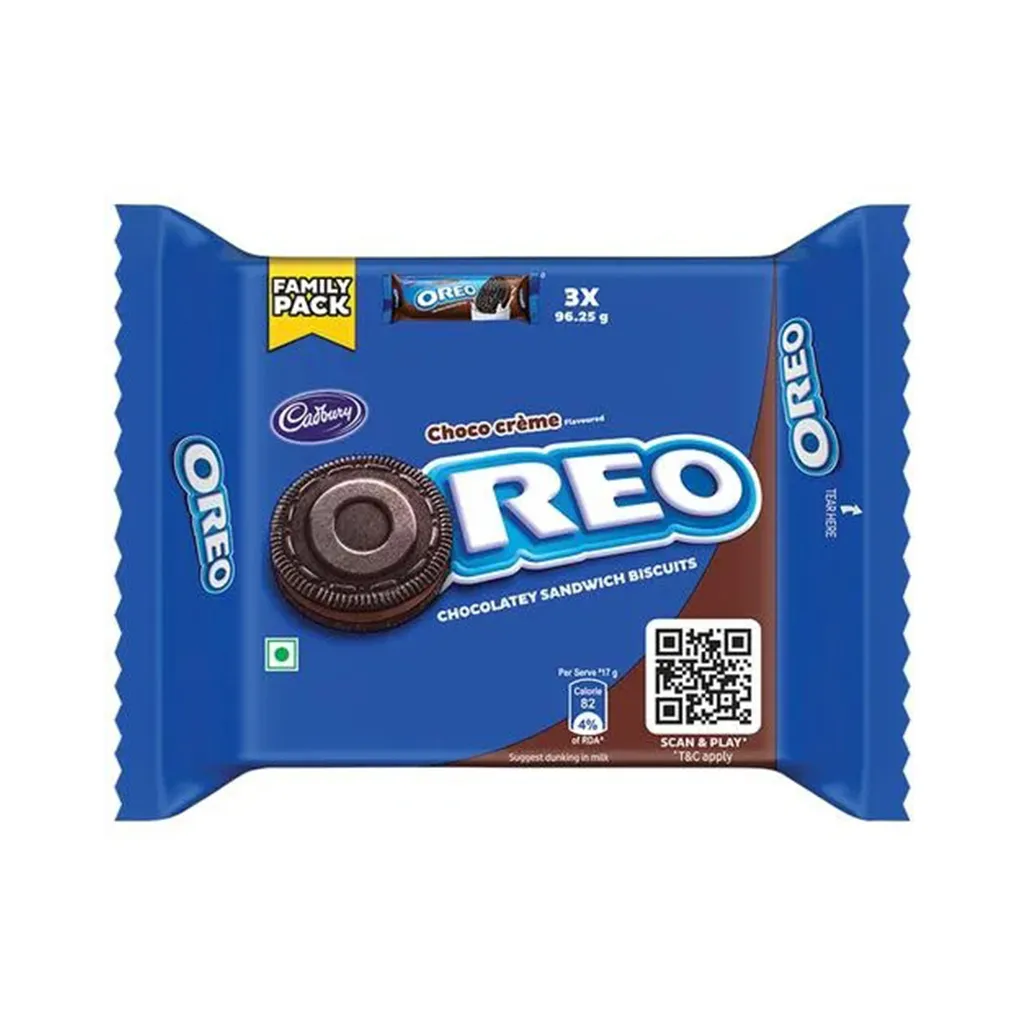 Cadbury Oreo Chocolate Choco Creme Biscuit - Pack Of 3