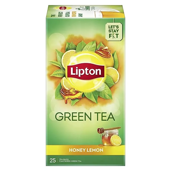 Lipton Honey Lemon Green Tea Bags 4
