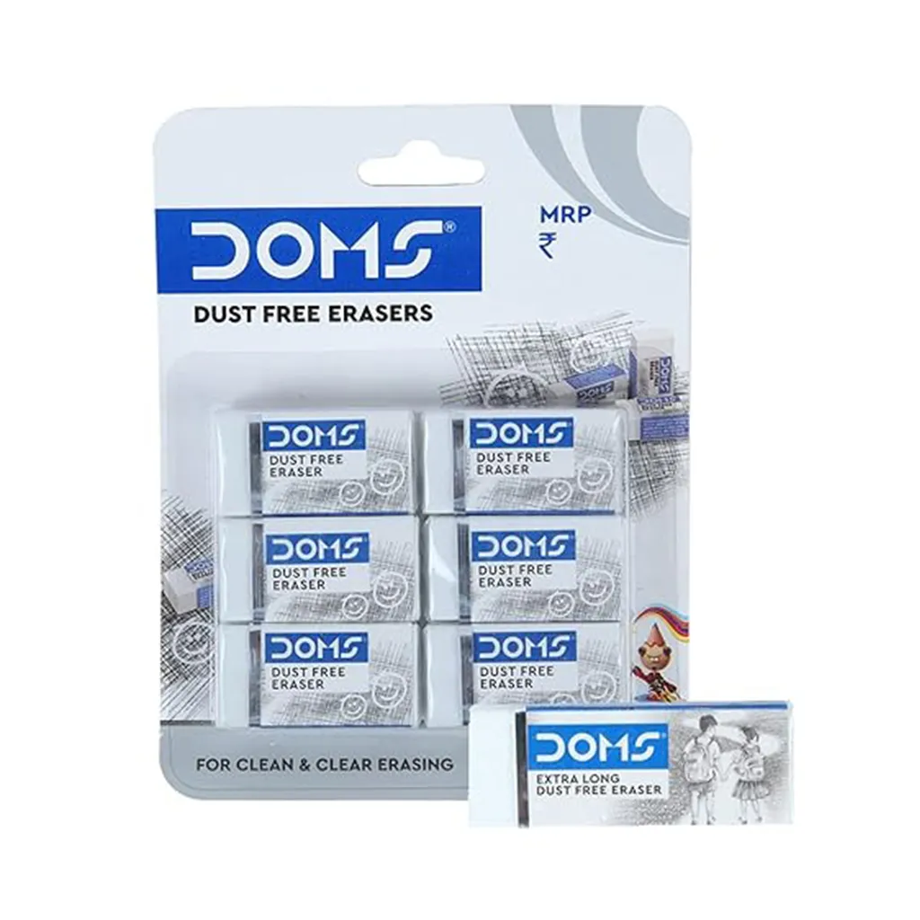 Doms Dust Free Eraser Blister