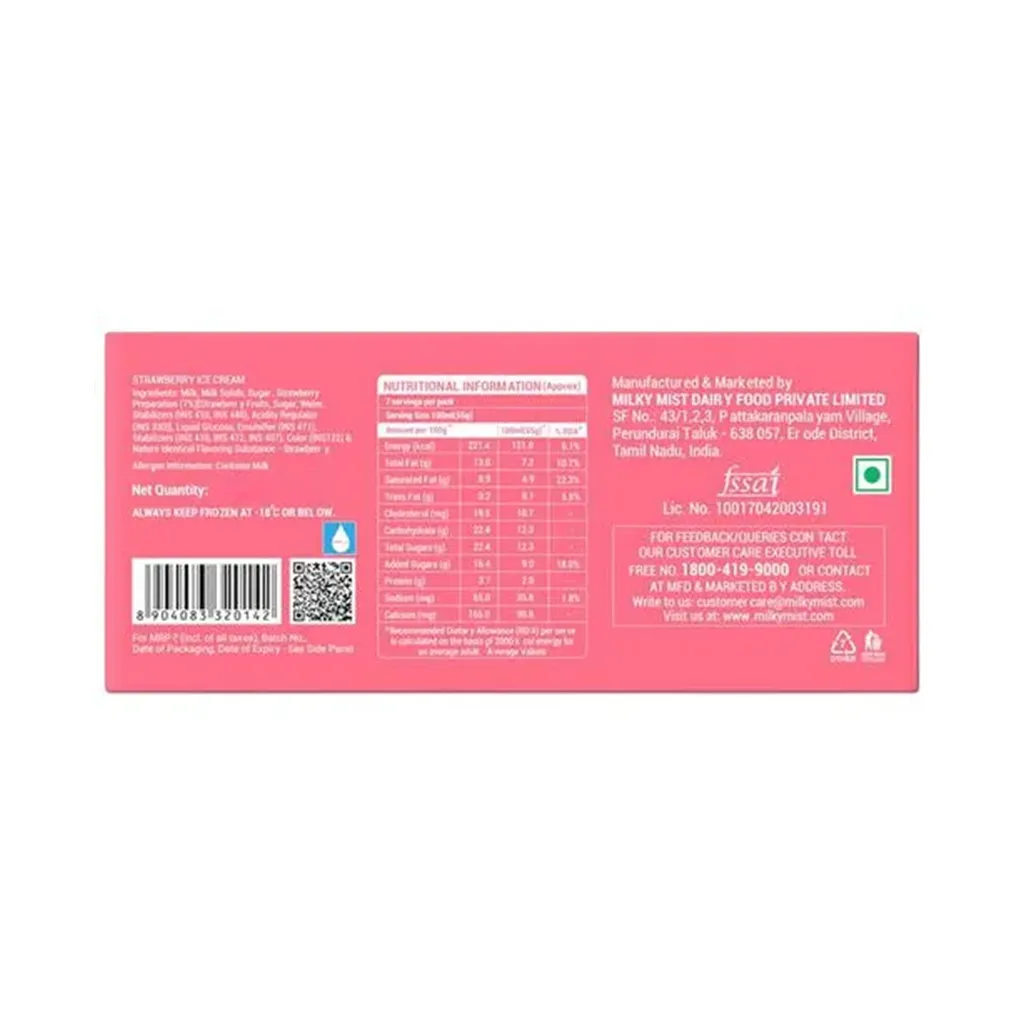 Milky Mist Prime Strawberry Family Pack 1