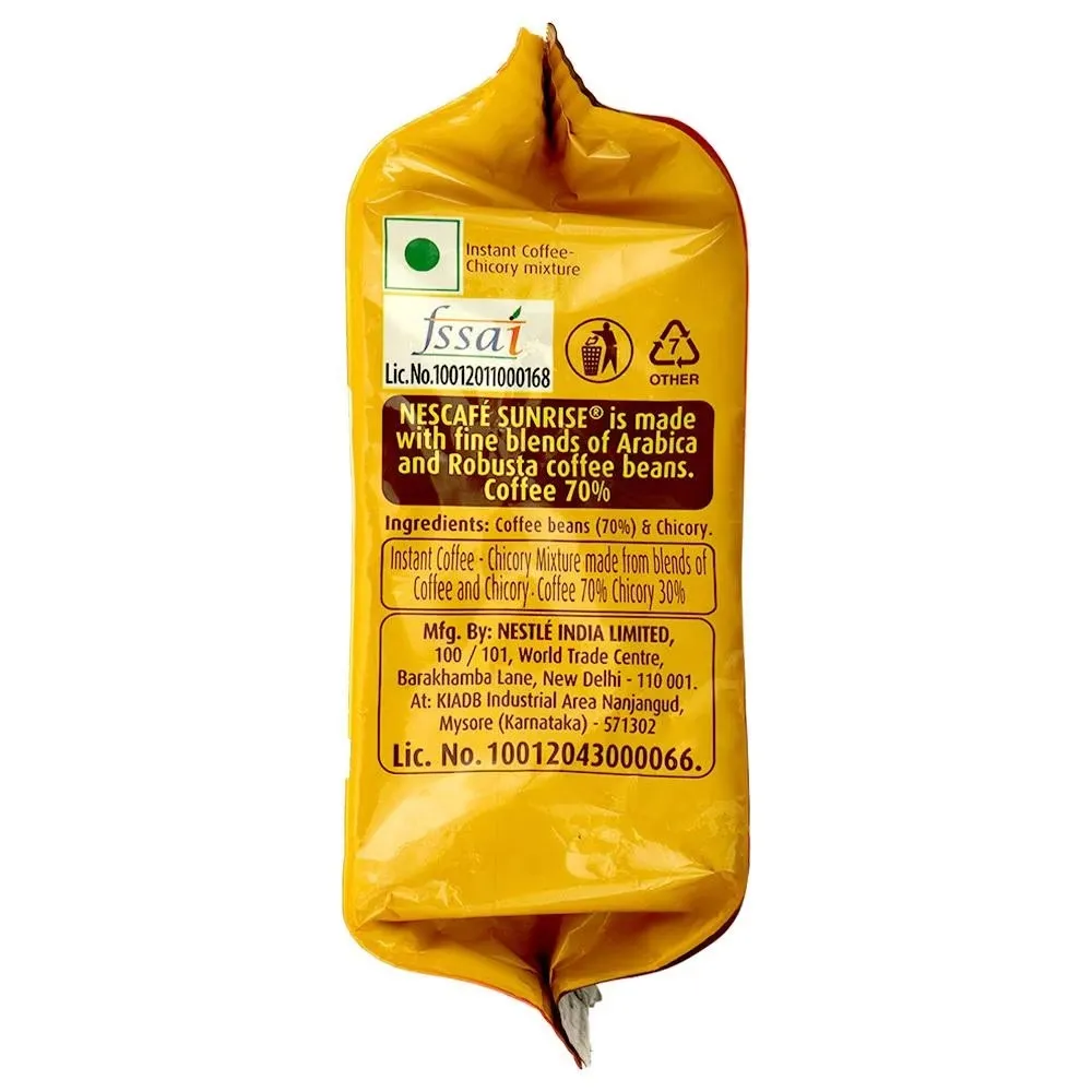 Nescafe Sunrise Instant Coffee Pouch 4