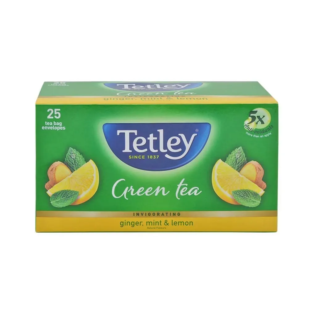 Tetley Ginger Mint & Lemon Green Tea