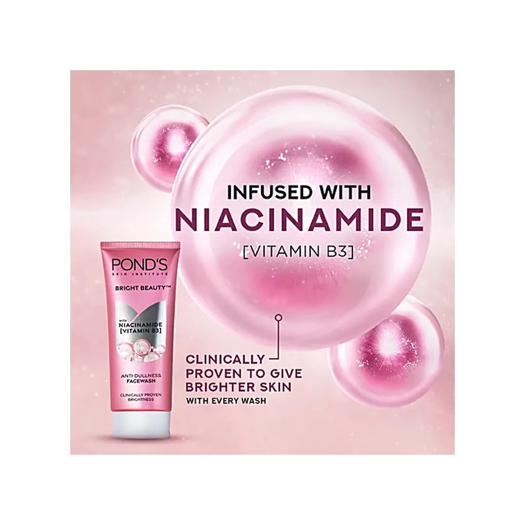 Pond's Bright Beauty Spot Less Face Wash 4