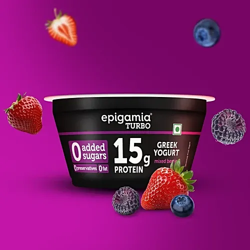 Epigamia Turbo Mixed Berries Greek Yoghurt 7