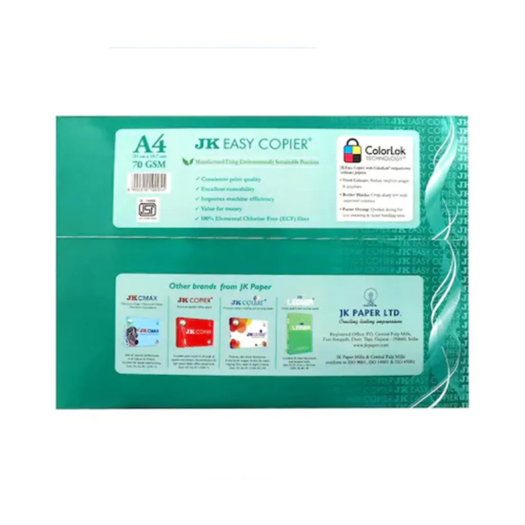 Jk Easy Copier A4 Paper - 500 Sheets 1