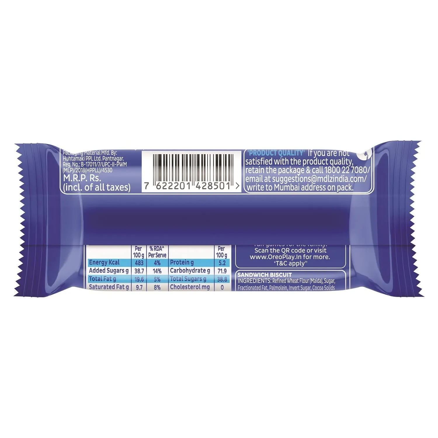 Cadbury Oreo Original Biscuits 1