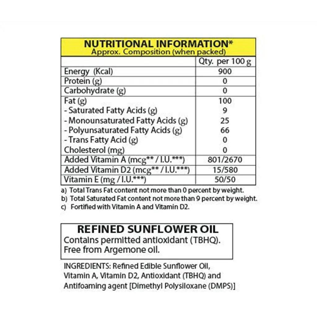 Sundrop SuperLite Advanced Sunflower Oil 3