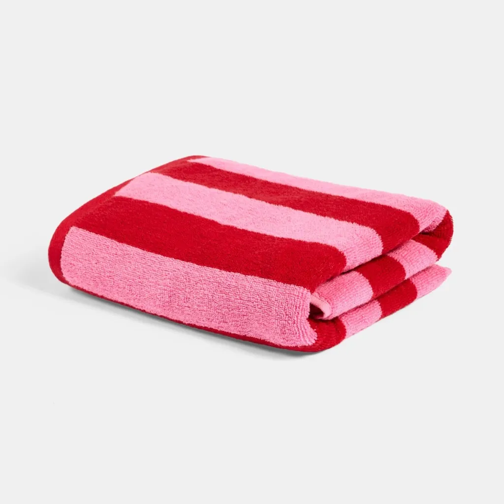 AH Cotton R-Stripe Bath Towel