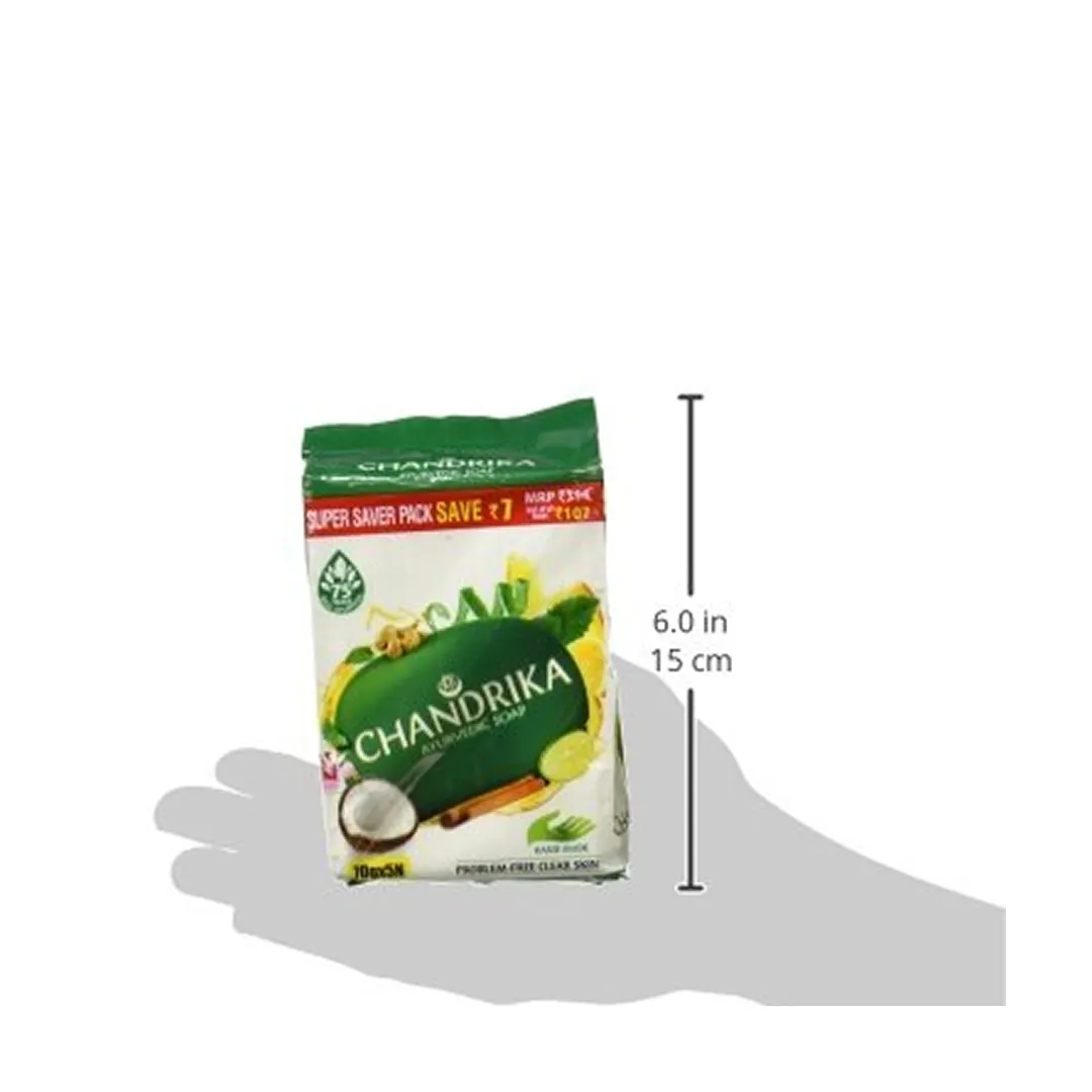 Chandrika Ayurvedic Soap Pack of 5 4